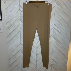 H&M Camel Ribbed Leggings